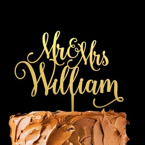 Mr Mrs Cake Topper,Wedding Cake Topper,Gold Cake Topper,Custom Cake Topper,Rustic Cake Topper,Wedding Gifts,Wedding Decoration