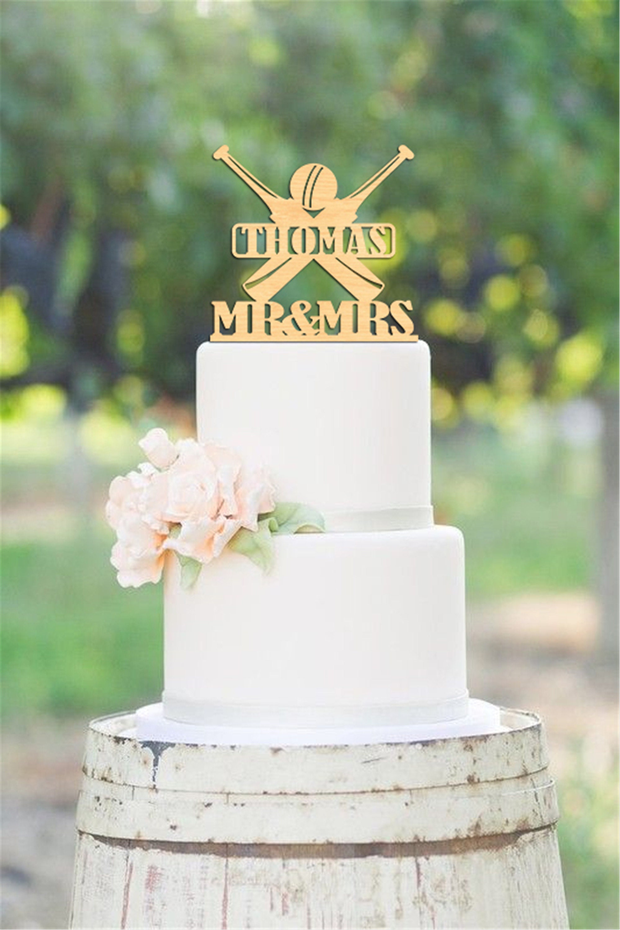 Cricket Wedding Cake Topper Personalized Cricket Party Cake Etsy