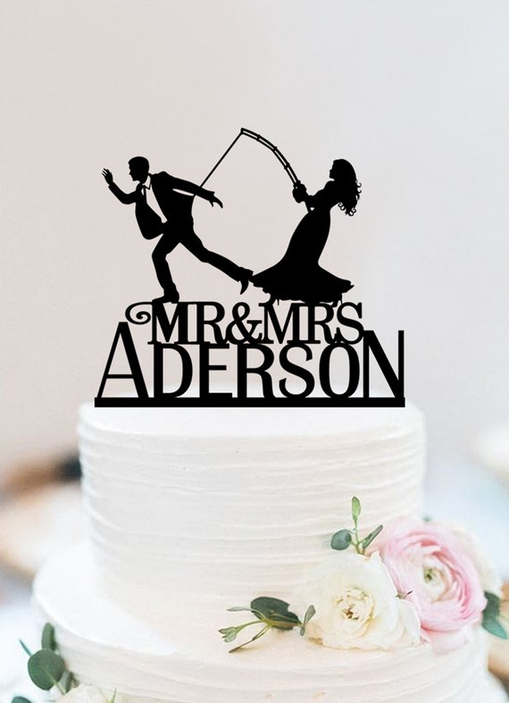 Decorazioni torte Cake topper matrimonio simpatico
