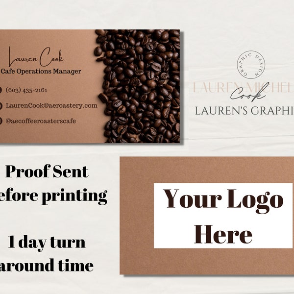 Coffee Java Consultant Barista Cafe Coffee Business Card - Small Business - high Quality - Free Shipping - Printed or Digital