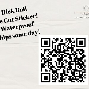 Rick Roll URL Canvas Print for Sale by cwarje