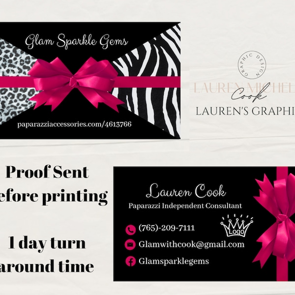 Jewelry Consultant Business Card Digital or Printed