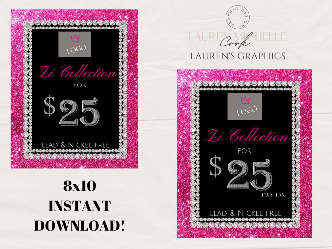 Paparazzi display signs sale