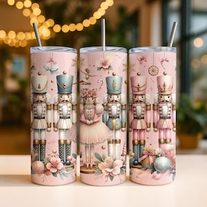 Ballerine Casse-Noisette Pastel PNG, Design Sublimation Gobelet Coquette