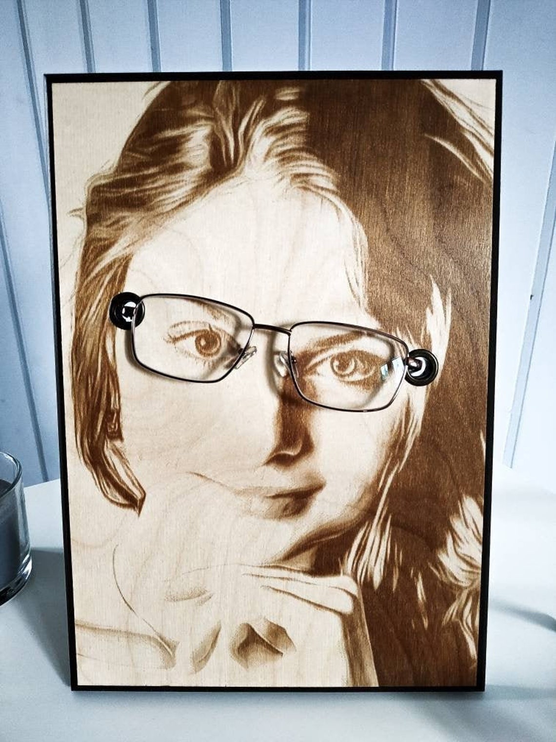 Family Portrait on Wood Custom Wooden Painting from Photo Etsy