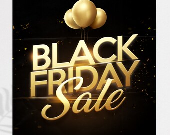 Black Friday Social Media Flyer | Instant Download
