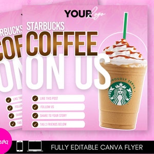 Coffee On Us | DIY Social Media Motion Flyer