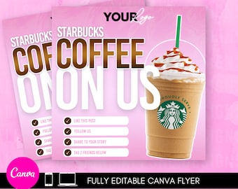 Coffee On Us | DIY Social Media Motion Flyer