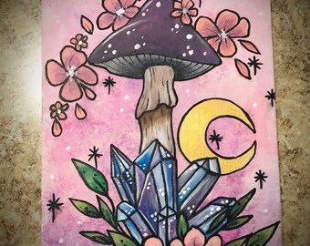 Featured image of post Acrylic Trippy Painting Ideas Mushroom