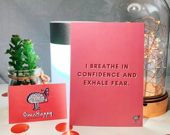 Positive Affirmations / Daily Mantra Postcards (Pack of 5) Portrait |  Positive Daily Affirmations Set | Quotes | Mini gift set | Printed