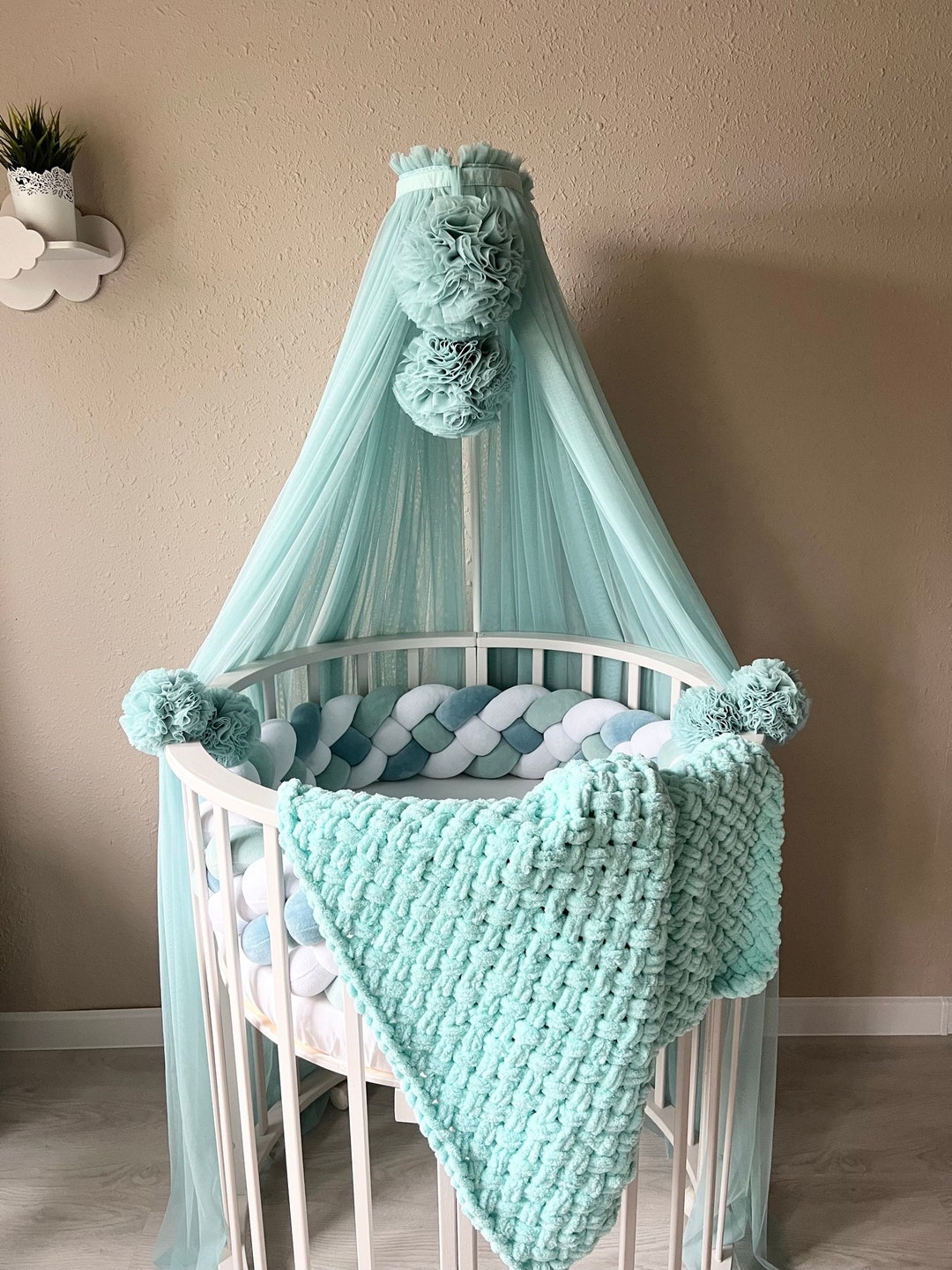 Canopy ONLY Baby Crib Curtain Baby Baldachin Baby Canopy Etsy
