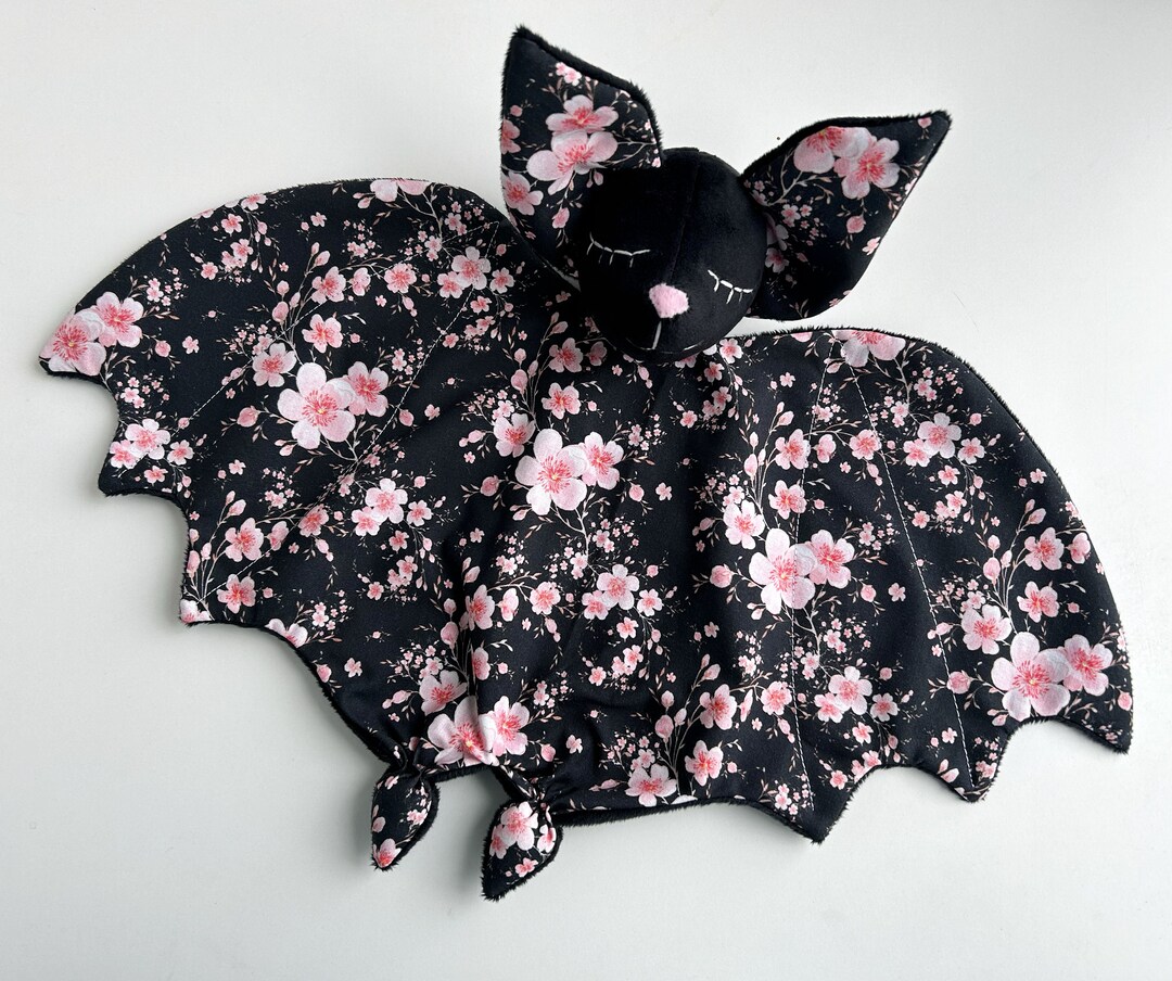 Personalised Baby Lovey Blanket Bat Lovey Baby Bat Plush Etsy