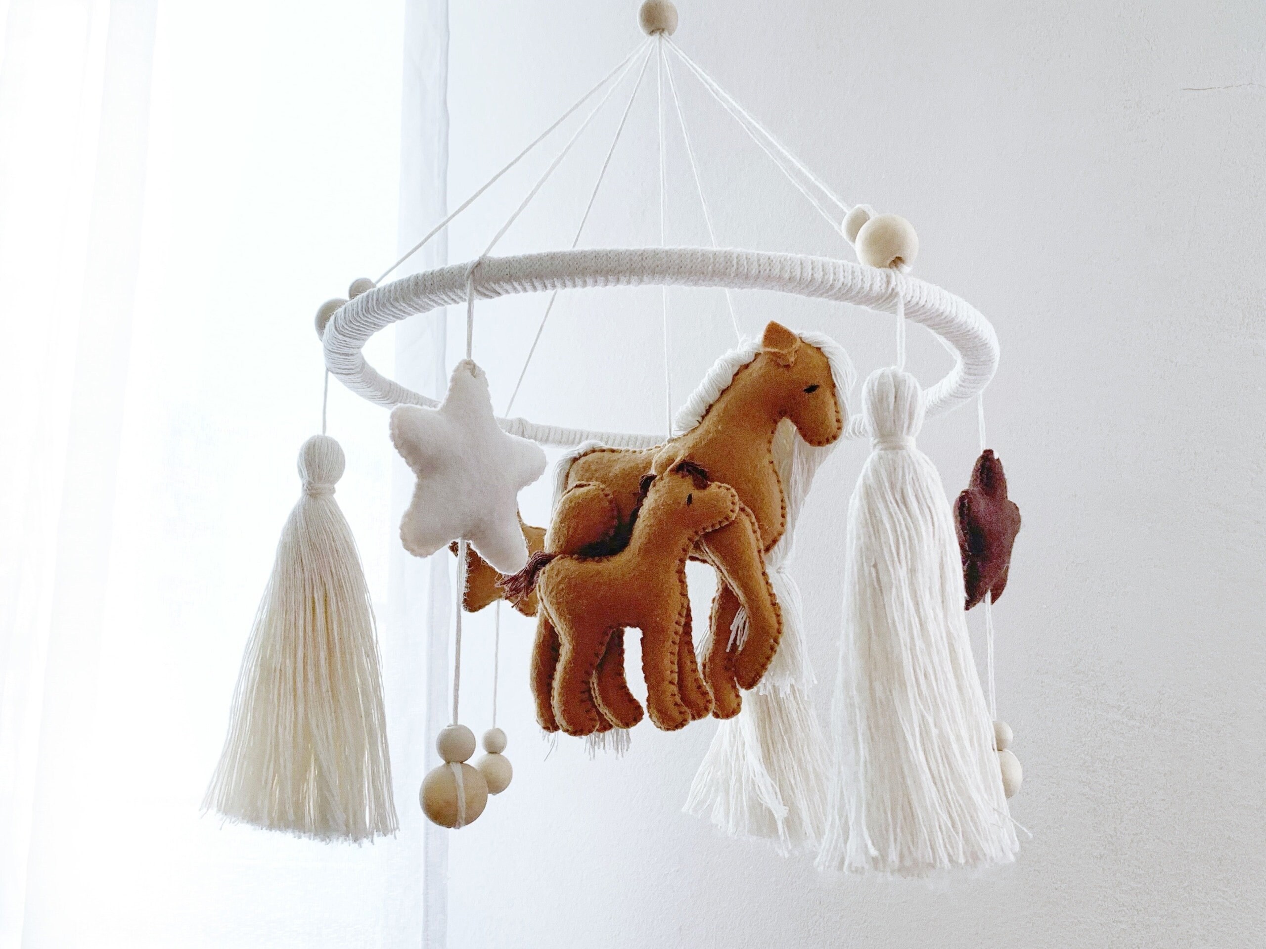 Horse mobile sales for crib