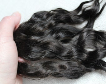 Mohair pour poupées, cheveux de poupée Mohair, cheveux angora Premium, cheveux renaissants, 17-18sm 0.35 oz