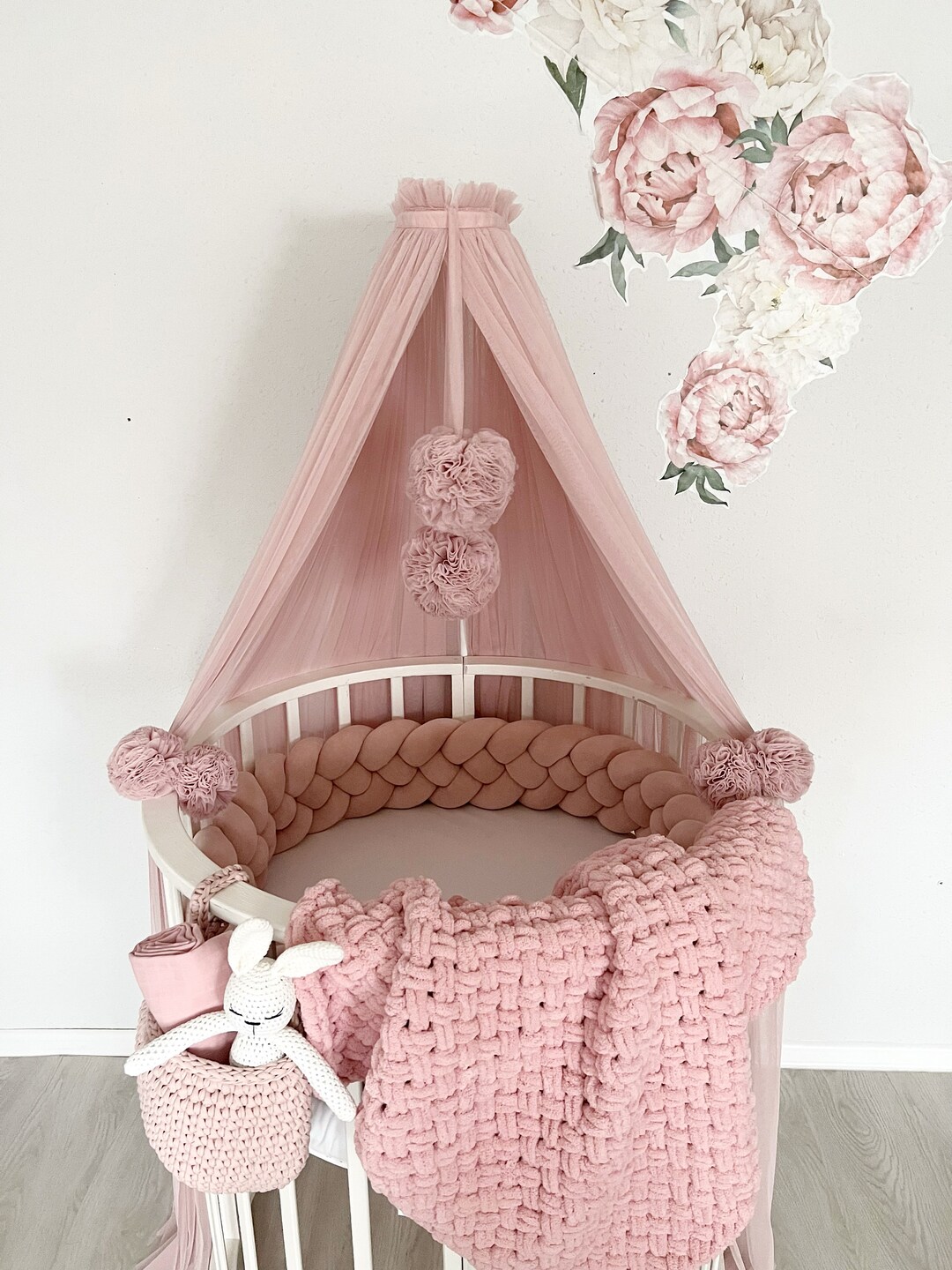 Canopy Only, Baby Crib Curtain, Baby Baldachin, Baby Canopy for Crib