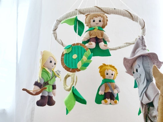 Lord of the Rings baby mobile Lord of the Rings nursery deco