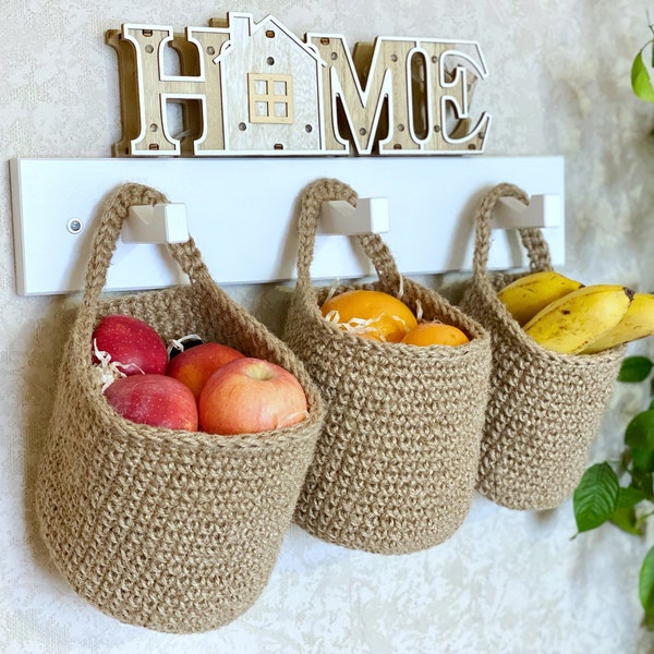 Hanging Fruit Basket Etsy