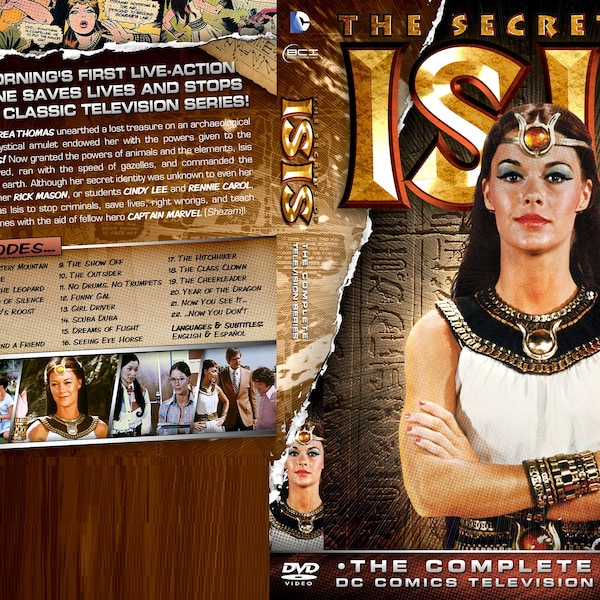 The Secrets Of Isis (1975) All Episodes On 3 DVDs. Starring  Joanna Cameron, Brian Cutler