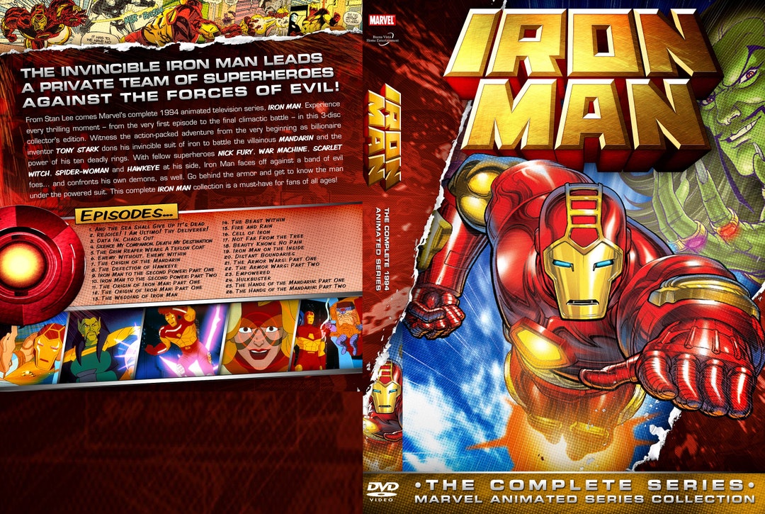 Iron Man 1994 Cartoon Series Etsy