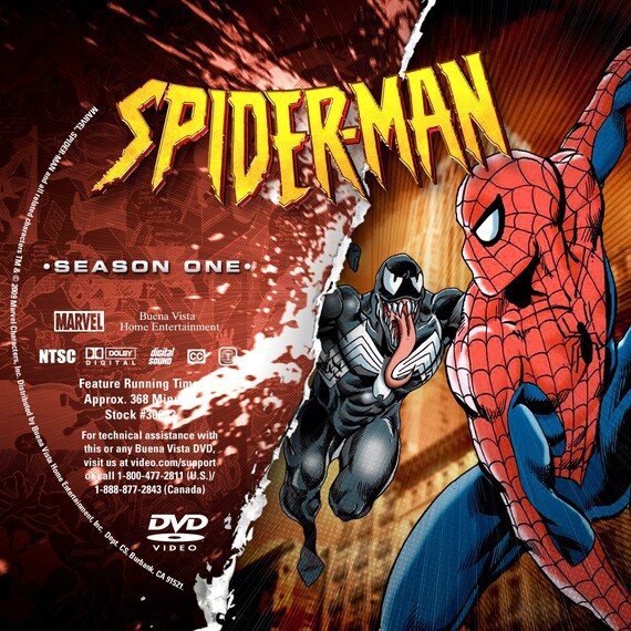 Spider-man 1994 Animated Cartoon TV Series Complete DVD Set - Etsy Spider-man 1994 Animated Cartoon TV Series Complete DVD Set - Etsy