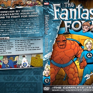 Fantastic Four Complete 1967 Cartoon Series 3 Disc Set - Etsy Fantastic Four Complete 1967 Cartoon Series 3 Disc Set - Etsy