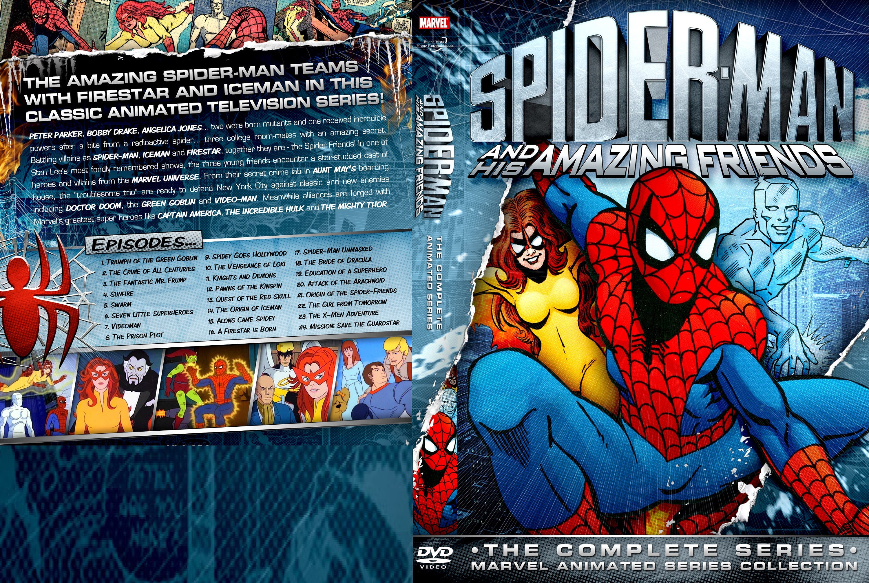 Spiderman and His Amazing Friends Complete Animated Series 2 - Etsy