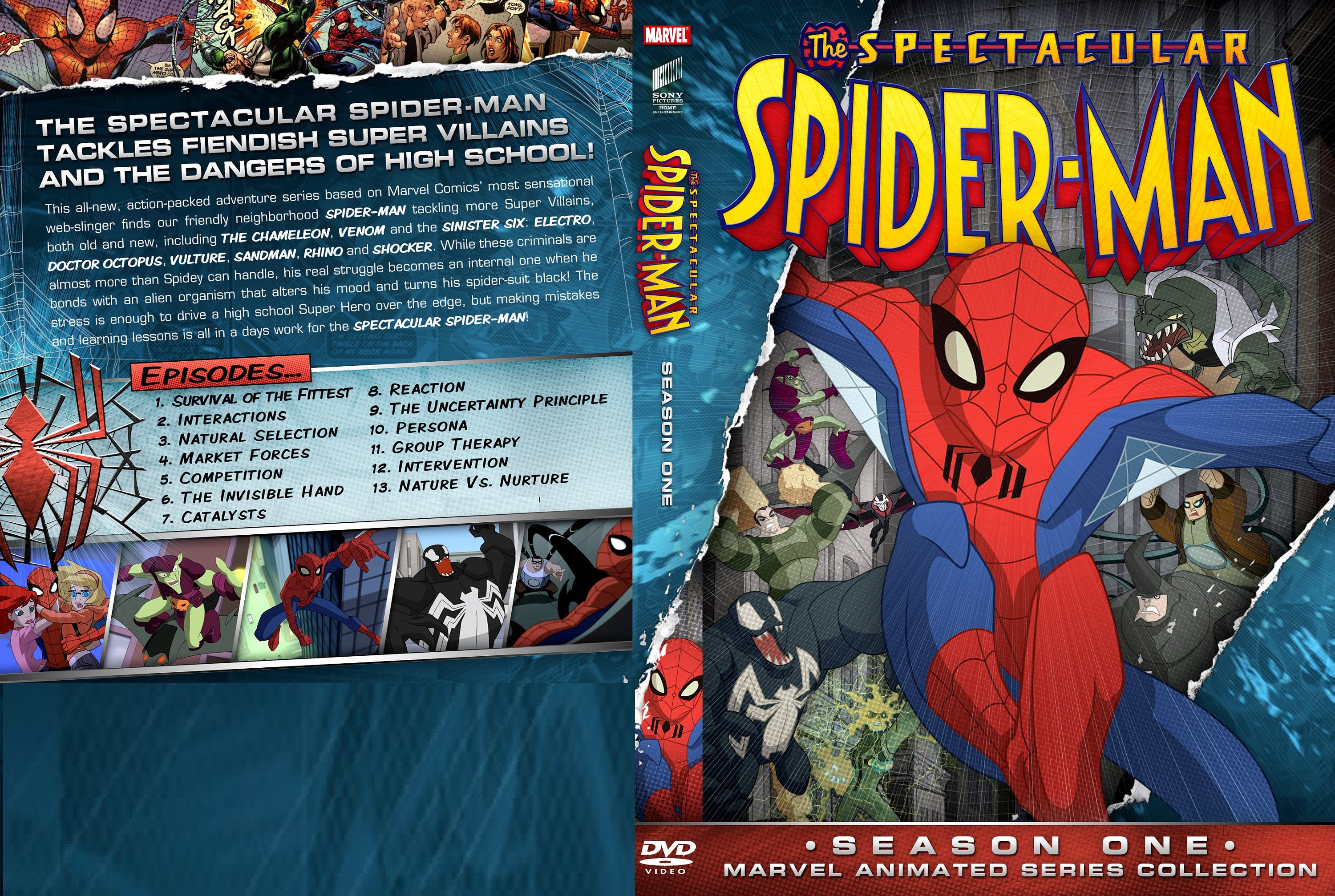 Spider-Man The New Animated Series / The Spectacular Spider-Man (DVD) BRAND  NEW!