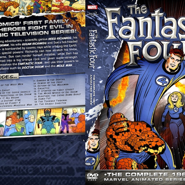 Fantastic Four 1966 Cartoon 2 DVD Set.