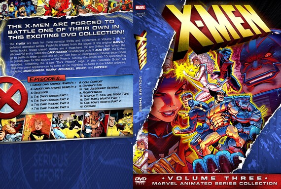 X-men Animated Series Volume Three 2 DISC SET - Etsy X-men Animated Series Volume Three 2 DISC SET - Etsy