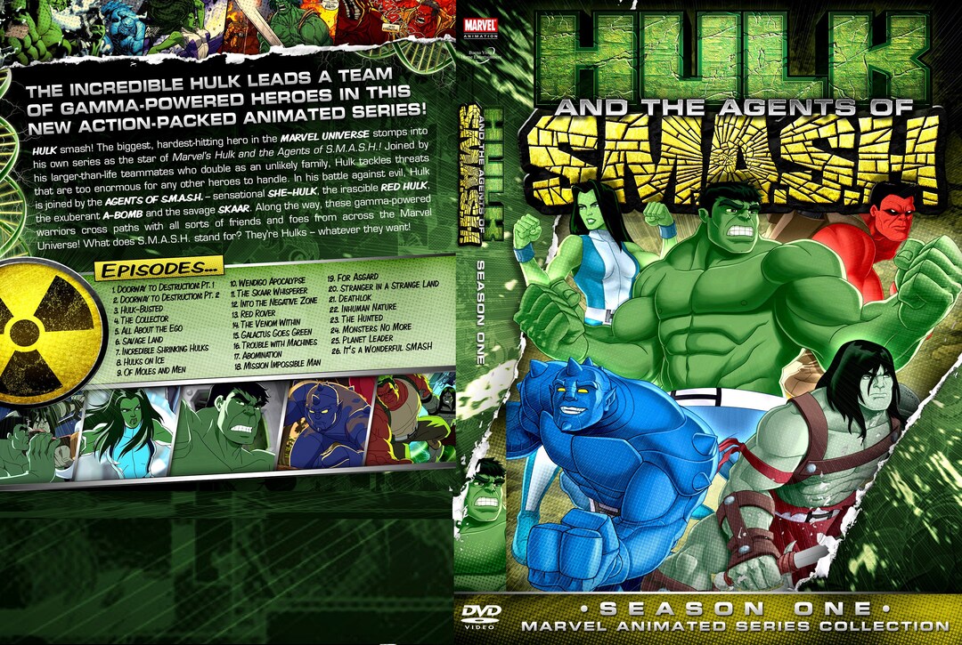 Incredible Hulk and the Agents of Smash Vol 1 2 DISC SET - Etsy