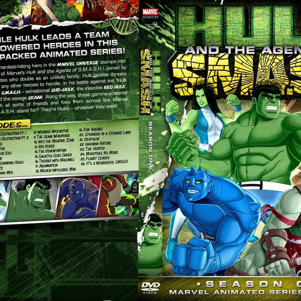 Incredible Hulk and the Agents of Smash Vol 1   2 DISC SET