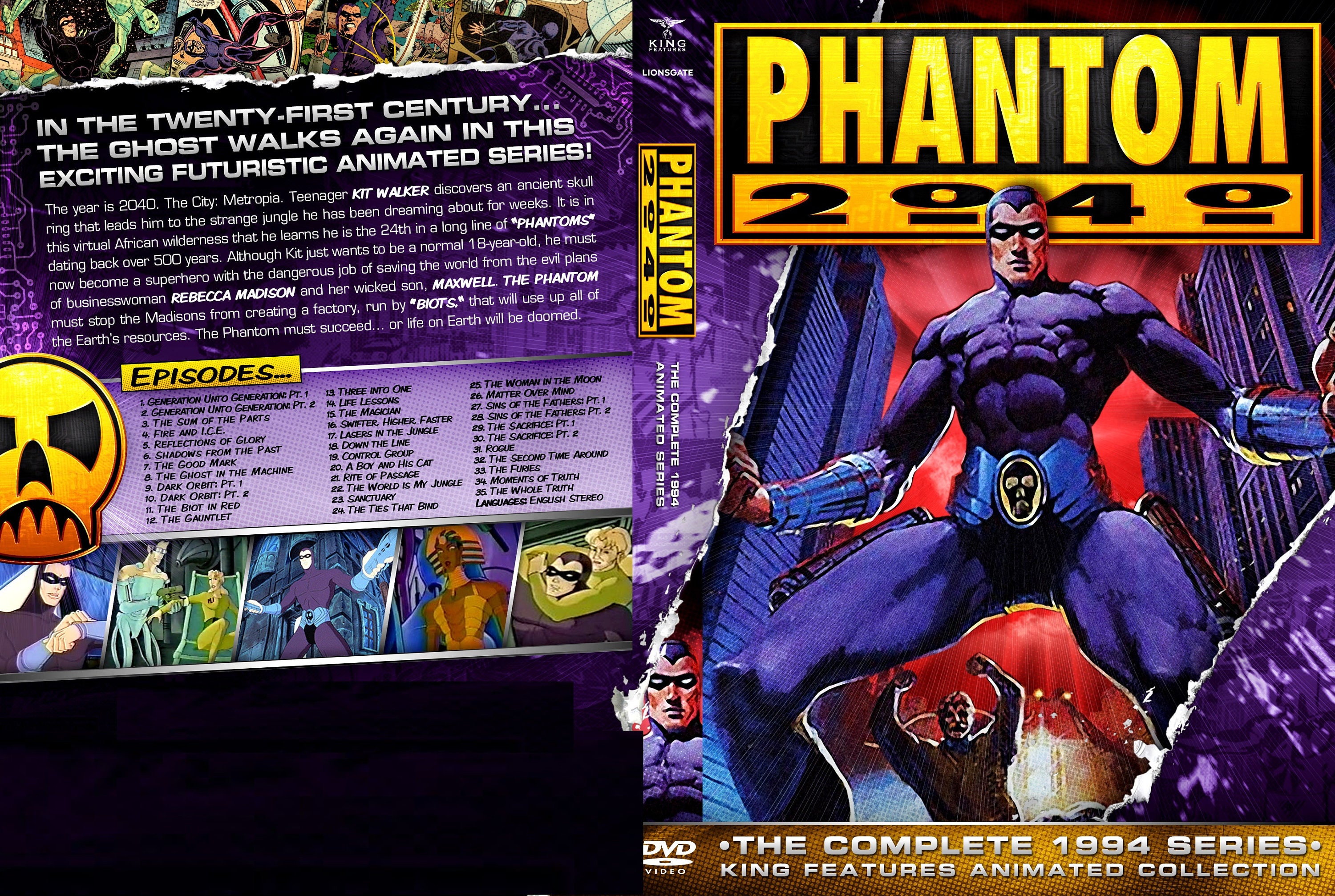 Phantom 2040 Cartoon Series 1994-1996 - Etsy Phantom 2040 Cartoon Series 1994-1996 - Etsy
