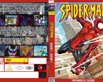 Spiderman Complete 1994 Animated Series 5 DVD Set