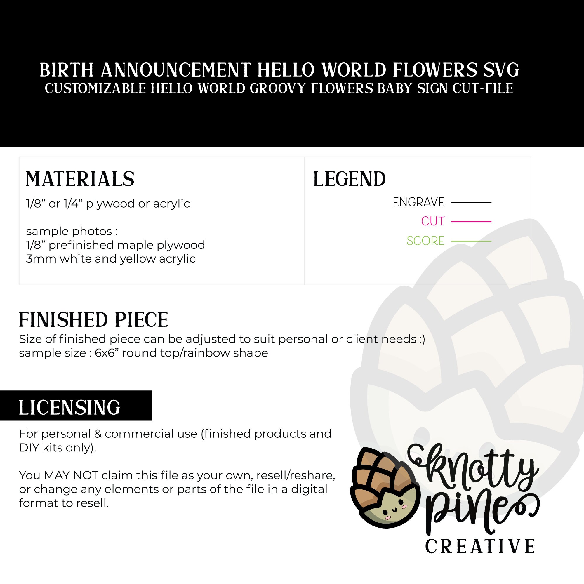 Baby Announcement Svg, Hello World Svg, Flowers Svg, Minimalist Birth ...