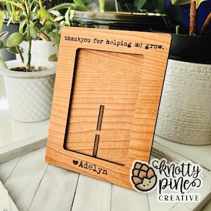 Photo Frame svg, Frame svg, Drop-in Photo Frame, Gift for Mom svg, Laser Cut file, Glowforge, Teacher gift, Frame with Stand