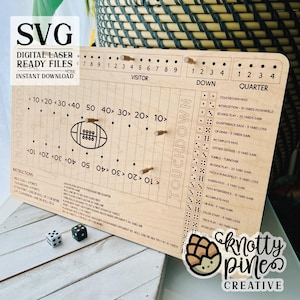 Würfel Fußball svg, Fußballspiel Brett Laser geschnitten Datei, Glowforge svg, Glowforge bereit, Fußballspiel