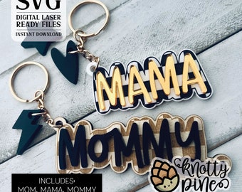 Mom Keychain svg, Checkered svg, Gift for Mom svg, Mom File, Checkerboard svg, Gift for Mom Keychain, Mothers Day svg, Mothers Day Keychain