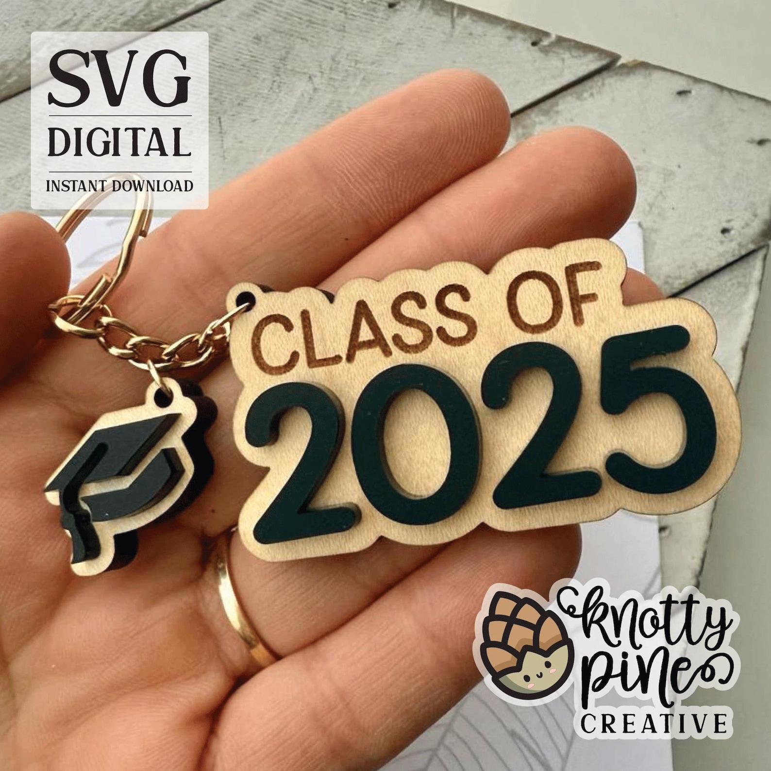Graduation Keychain Svg, Class of 2025 Svg, Grad Keychain Svg ...