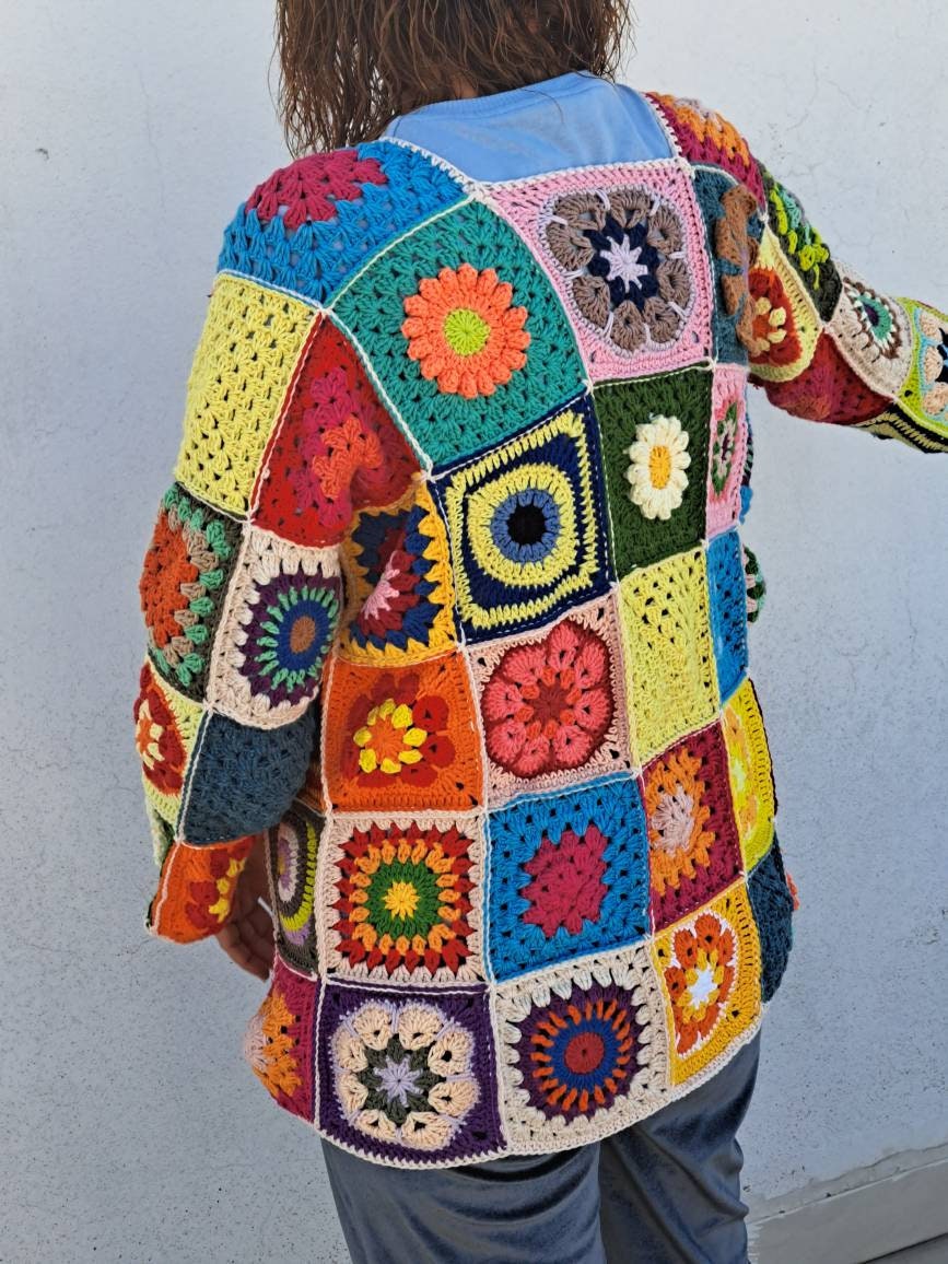 Women's Crochet Sweater Women's Crochet Jacketwinter Etsy