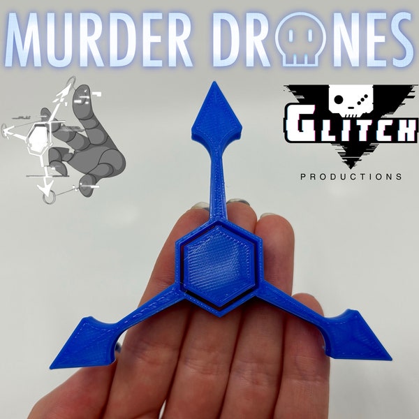 Símbolo Absolute Solver de Murder Drones: una impresionante réplica impresa en 3D del símbolo Absolute Solver de la serie Murder Drones.