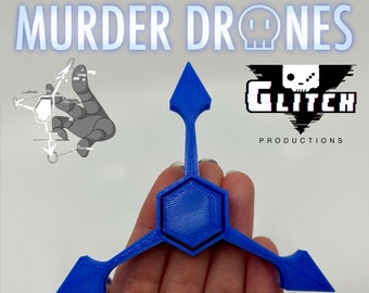 Absolute Solver symbol from Murder Drones—a an awesome 3D printed replica model of the Absolute Solver symbol from the show Murder Drones