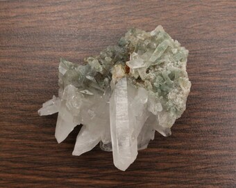 ON SALE 410gm Quartz Crystal top Quality Natural Clear Green Phantom Green Phantom Quartz GFQ 080