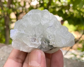 White Apophyllite Crystal Cluster 155gm Natural Spiritual Healing Stone