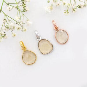 Natural Champagne Quartz Gemstone Pendant, Silver Pendant Jewelry, 925 Sterling Jewelry, Champagne Quartz Pendant Jewelry RCP-015