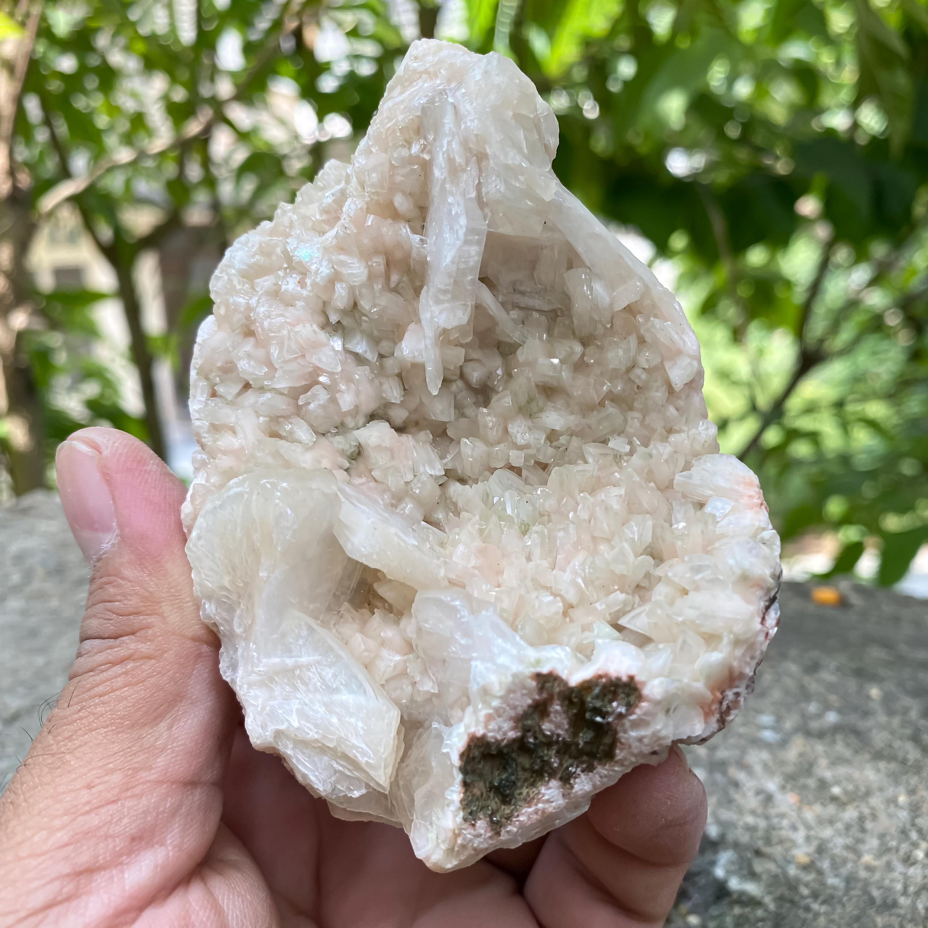 Stilbite et Apophyllite, Rio Grande Do Sul, Brésil