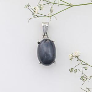 925 Silver Jewelry, Cat&#39;s Eye Gemstone Pendant, Handcrafted Jewelry Featuring Natural Cat&#39;s Eye Gemstone Necklace SP-627