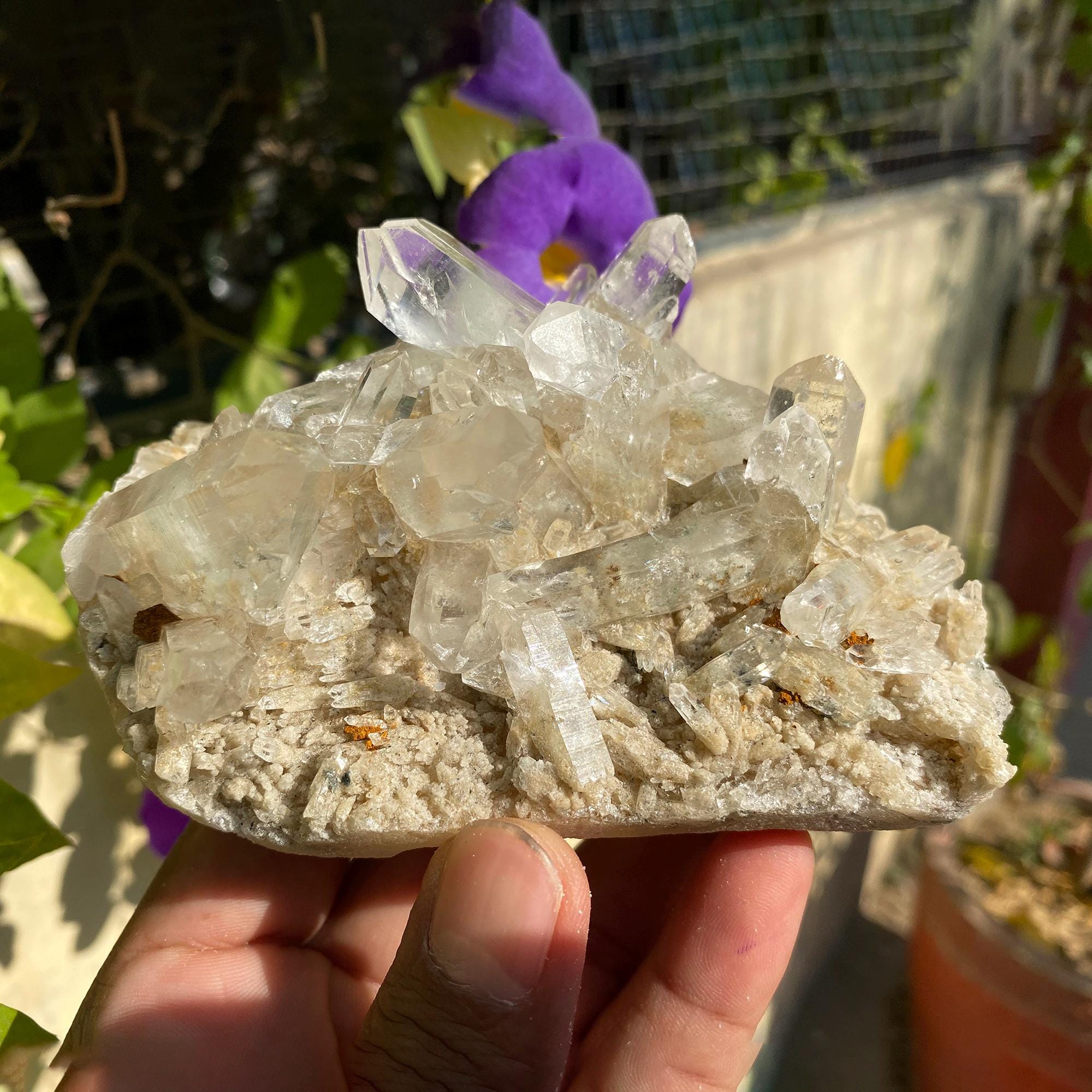 ピンクサマディクォーツクラスター：515gmヒマラヤヒーリング