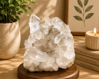 Himalayan Chlorite Quartz Crystal Point – Raw Green Inclusions Mineral Specimen (600g)