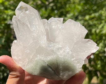 Rare Green Chlorite Quartz Specimen: Himalayan Indicolite, 560gm