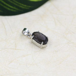Moss Aqua Edelstein 925er Silber Anhänger - Serene Grün Blau Naturstein Halskette, handgefertigter Boho Chic Schmuck, perfektes Geschenk für Sie